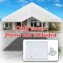 Strong Camel 10x20 Carport Replacement Canopy Cover for Tent Top Garage Shelter Cover with Ball Bungees (Only Cover, Frame is not Included)