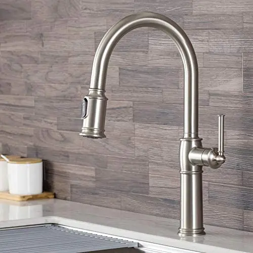 Kraus KPF-1682SFS Sellette Single Handle Pull-Down Kitchen Faucet, Spot Free Stainless Steel Kraus KPF-1682SFS Sellette Single Handle Pull-Down Kitchen Faucet, Spot Free Stainless Steel