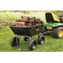 Gorilla Carts Heavy-Duty Poly Yard Dump Cart | 2-In-1 Convertible Handle, 1200 lbs capacity | GOR6PS model