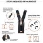 Zipper Rescue Zipper Repair Kits – The Original Zipper Repair Kit, Made in America Since 1993 (Marine)