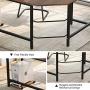 Tribesigns Industrial L-Shaped Desk, Corner Computer Desk PC Laptop Study Table Workstation for Home Office Wood & Metal, Rustic Brown
