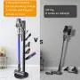 XIGOO Storage Stand Holder Compatible with Dyson V11 V10 V8 V7 V6 Cordless Vacuum Cleaners and Accessary, Floor Docking Station Metal Organizer Bracket with 5 Hooks, Black XIGOO Storage Stand Holder Compatible with Dyson V11 V10 V8 V7 V6 Cordless Vacuum Cleaners and Accessary, Floor Docking Station Metal Organizer Bracket with 5 Hooks, Black
