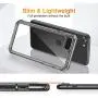 ESR Air Armor Designed for iPhone SE 2020 Case/iPhone 8 Case [Shock-Absorbing] [Scratch-Resistant] [Military Grade Protection] Hard Polycarbonate + Flexible Polymer Frame, for iPhone SE 2020/8, Black