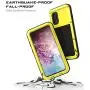 Galaxy Note 10 Plus Case,Bpowe Super Shockproof Silicone Aluminum Metal Armor Tank Heavy Duty Sturdy Protector Cover Hard Case for Samsung Galaxy Note 10 Plus/Galaxy Note 10+ 5G 6.8'' 2019 (Yellow)