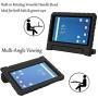 LTROP Onn 7 Inch Tablet Case, Surf Onn 7 Tablet Case, Shockproof Handle Stand Child Proof Case for Walmart Onn 7'' Tablet Android 2020/2019 ( Model: 100005206/100015685 ) - Black