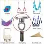 SELEWARE Stainless Steel 304 Heavy Duty Bearing Swing Hanger, 360° Rotate Swing Swivel Hook with Screws for Wooden and Expansion Bolts for Concrete, Indoor Outdoor Hammock Porch Chair Tire Swing Set SELEWARE Stainless Steel 304 Heavy Duty Bearing Swing Hanger, 360° Rotate Swing Swivel Hook with Screws for Wooden and Expansion Bolts for Concrete, Indoor Outdoor Hammock Porch Chair Tire Swing Set