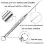 2 Pieces Keychain Titanium Telescopic toothpicks | Integrated Design Telescopic Toothpick with Titanium Protective Case Holder | Metal Pocket Toothpick Stainless Steel Toothpick 2 Pieces Keychain Titanium Telescopic toothpicks | Integrated Design Telescopic Toothpick with Titanium Protective Case Holder | Metal Pocket Toothpick Stainless Steel Toothpick