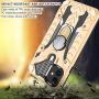 iPhone 11 Case | iPhone 11 Phone Case | Metal 360 Degree Ring Kickstand | Atump Military Grade 15ft. Drop Shockproof Tested Protective Case | Car Mount Phone Case for iPhone 11 Gold