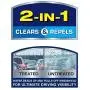 Rain-X 5079280-2 Latitude 2-IN-1 Water Repellency Wiper Blade, 24'' (Pack of 1) Rain-X 5079280-2 Latitude 2-IN-1 Water Repellency Wiper Blade, 24'' (Pack of 1)