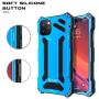 Bpowe iPhone 11 Case,Gundam Aluminum Metal Premium Protection Hard Shockproof Military Bumper Heavy Duty Sturdy Protective Cover Case for iPhone 11 (Blue, iPhone 11 6.1'')