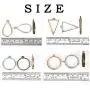 DROLE 40Pcs Antique Silver Open Back Bezel Pendants Assorted Geometric Hollow Frame Pendant Blanks for DIY Resin Crafts