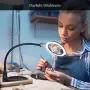 Brightech LightView Pro Flex Magnifying Lamp - 2 in 1 Clamp Table & Desk Lamp Energy Saving LED Ultra Bright Daylight Light, Great for Reading, Hobbies, Crafts, Workbench- Black Brightech LightView Pro Flex Magnifying Lamp - 2 in 1 Clamp Table & Desk Lamp Energy Saving LED Ultra Bright Daylight Light, Great for Reading, Hobbies, Crafts, Workbench- Black