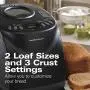 Hamilton Beach Bread Maker Machine 2 Lb Capacity Digital, Programmable, 12 Settings + Gluten Free, Dishwasher Safe Pan + 2 Kneading Paddles, Black (29882) Hamilton Beach Bread Maker Machine 2 Lb Capacity Digital, Programmable, 12 Settings + Gluten Free, Dishwasher Safe Pan + 2 Kneading Paddles, Black (29882)