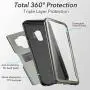YOUMAKER Galaxy S9 Case,Metallic Gun with Built-in Screen Protector Heavy Duty Protection Shockproof Slim Fit Full Body Case Cover for Samsung Galaxy S9 5.8 inch - Gun Metal/Black YOUMAKER Galaxy S9 Case,Metallic Gun with Built-in Screen Protector Heavy Duty Protection Shockproof Slim Fit Full Body Case Cover for Samsung Galaxy S9 5.8 inch - Gun Metal/Black