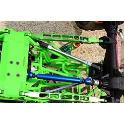 Axial SMT10 Grave Digger (AX90055) & MAX-D (AX90057) Upgrade Parts Aluminum Front/Rear Upper Chassis Link Parts - 1Pr Set Green