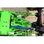 Axial SMT10 Grave Digger (AX90055) & MAX-D (AX90057) Upgrade Parts Aluminum Front/Rear Upper Chassis Link Parts - 1Pr Set Green