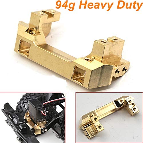 94g/pc Heavy Duty Brass Front Bumper w/Servo Mount for Traxxas TRX-4 TRX4 1/10 RC Crawler Car Hop Up Parts