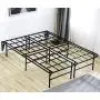 TATAGO 3000lbs Weight Capacity 16 inch Queen Size Heavy Duty Platform Bed Frame & 2 Set Headboard Bracket, Mattress Foundation, Non-Slip, No Noise & No Box Spring Needed TATAGO 3000lbs Weight Capacity 16 inch Queen Size Heavy Duty Platform Bed Frame & 2 Set Headboard Bracket, Mattress Foundation, Non-Slip, No Noise & No Box Spring Needed