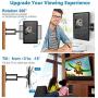 Full Motion TV Wall Mount Bracket for 13-45 Inch TV JUSTSTONE Wall TV Mount Swivel Durable Arms Anti- Glaring Min VESA 75x75mm(3''x3''), Max VESA 200x200mm(8''x8'') up to 55LBS