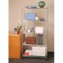 Seville Classics 5-Tier Steel Wire Shelving with Wheels, 30'' W x 14'' D x 60'' H, Plated Steel