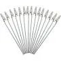 DIAOSnx Set of 50 Metal Wire Alligator Clamp Long-Tailed Alligator Iron Clip Clasp for DIY Card Photo Memo Clip Holder 6inch (150mm) DIAOSnx Set of 50 Metal Wire Alligator Clamp Long-Tailed Alligator Iron Clip Clasp for DIY Card Photo Memo Clip Holder 6inch (150mm)