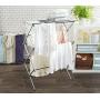 Amazon Basics Foldable Clothes Drying Laundry Rack - Chrome