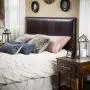 Christopher Knight Home Hilton Leather Headboard, King / Cal King, Brown Christopher Knight Home Hilton Leather Headboard, King / Cal King, Brown