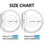 iGK Metal Replacement Bands Compatible for Fitbit Versa/Versa Lite Edition/Versa 2, Stainless Steel Loop Metal Mesh Bracelet Unique Magnet Lock Wristbands