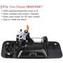 IRONTEK Exterior Tailgate Handle Textured Black Door Handle fits 2007-2013 for Toyota Tundra Replace: 6921142010 6921102080, 69211AA020C1, 88971449 1PCS