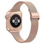 Compatible with Apple Watch Bands 38mm 40mm 42mm 44mm, Stainless Steel Wristband Loop Replacement Band for Iwatch Series 6 5 4 3 2 1 with Gift Package (Rose Gold, 38mm/40mm)