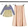 Metal Slacks Skirts Hangers, Space Saving Pants Hangers for Children Heavy Duty Skirts Hangers with 2 Adjustable Non Slip Clips, A Pack of 15 Flexible Hangers for Skirts, Pants, Slacks, Shorts Metal Slacks Skirts Hangers, Space Saving Pants Hangers for Children Heavy Duty Skirts Hangers with 2 Adjustable Non Slip Clips, A Pack of 15 Flexible Hangers for Skirts, Pants, Slacks, Shorts