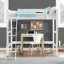 Dorel Living Moon Bay Loft Bed, Twin, White Dorel Living Moon Bay Loft Bed, Twin, White
