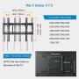 Tilt TV Wall Mount Bracket Low Profile for Most 37-70 Inch LED LCD OLED Plasma Flat Curved Screen TVs, Large Tilting Mount Fits 16-24 Inch Wood Studs Max VESA 600x400mm Holds up to 132lbs by Pipishell