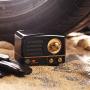 Retro Bluetooth Speaker, MUZEN OTR Metal Vintage FM/AUX Radio with Old Fashioned Classic Style, Portable Wireless Loud Volume Speaker for Home, Office, Kitchen,Party,Travel,Outdoor