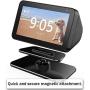 Stand for Echo Show 5, Metal Adjustable Stand Holder - Echo Show 5 Stand 360 Degree Swivel for Kitchen, Bedroom, Office (Black)
