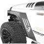 Hooke Road Armor Style Fender Flares + Front Inner Fender Liners Kit Compatible with Jeep Wrangler JK & Unlimited 2007-2018 2/4 Doors