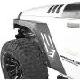 Hooke Road Armor Style Fender Flares + Front Inner Fender Liners Kit Compatible with Jeep Wrangler JK & Unlimited 2007-2018 2/4 Doors Hooke Road Armor Style Fender Flares + Front Inner Fender Liners Kit Compatible with Jeep Wrangler JK & Unlimited 2007-2018 2/4 Doors