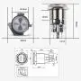 Yakamoz DC12V 19mm 3/4'' Red Ring Led Metal Momentary Push Button Switch Car DIY Switch Silver with Wired Connector Adapter Yakamoz DC12V 19mm 3/4'' Red Ring Led Metal Momentary Push Button Switch Car DIY Switch Silver with Wired Connector Adapter