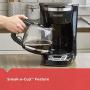 BLACK+DECKER 12-Cup Programmable Coffeemaker, Black, CM1160B