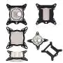 0.3mm CPU Water Block for Intel CPU Block,Heat Sink CPU Block Computer CPU Water Cooling Block Waterblock for Intel 775/ 115x/ 2011,Red Copper Base + Acrylic Cover + G1/4 Thread + 4 Pin LED Light 0.3mm CPU Water Block for Intel CPU Block,Heat Sink CPU Block Computer CPU Water Cooling Block Waterblock for Intel 775/ 115x/ 2011,Red Copper Base + Acrylic Cover + G1/4 Thread + 4 Pin LED Light