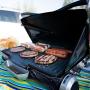 George Foreman GP200GM Portable Propane Camp & Tailgate Grill, Portable Gas Grill, Camping Grill, Gun Metal