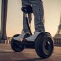 Segway Ninebot S Smart Self-Balancing Electric Scooter with LED light, Portable and Powerful, White and Black