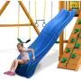 Swing-N-Slide Ws 5032 Olympus Wave Slide 2Piece Plastic Slide for 5 Decks, Blue