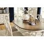 Signature Design by Ashley Realyn Dining Room Extension Table, Chipped White