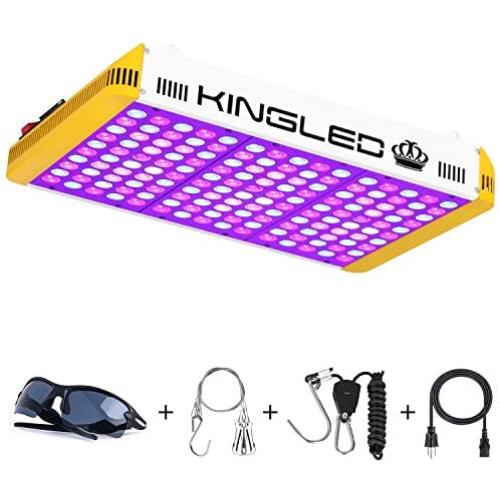 KingLED Reflector Series 1500W LED Grow Light Full Spectrum for Indoor Plants Veg and Flower