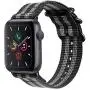 Fintie Band Compatible with Apple Watch 44mm 42mm Series 6/5/4/3/2/1 iWatch SE, Lightweight Breathable Woven Nylon Sport Wrist Strap with Metal Buckle Compatible All Versions 44mm 42mm Apple Watch