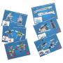 Meccano Erector, Geared Machines S.T.E.A.M. Building Kit with Moving Parts, for Ages 10 and Up, Multicolor