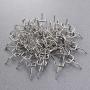 Yardwe 50 PCS Metal Pegboard Hooks Organizer Accessories Set Hooks for Pegboard Garage Work Shop Storage Display Organization Hanging Tool (Silver)