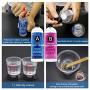 32OZ Epoxy Resin and Hardener Kit Crystal Clear for Jewelry DIY Art Crafts Cast Coating Wood,Easy Cast Resin with 4pcs Sticks,2pcs Graduated Cups, 2 Pairs Gloves,1 Instructions