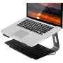 Orionstar Laptop Stand Portable Aluminum Laptop Riser Compatible with Apple Mac MacBook Air Pro 10 to 15.6 Inch Notebook Computer, Detachable Ergonomic Elevator Holder, Space Grey